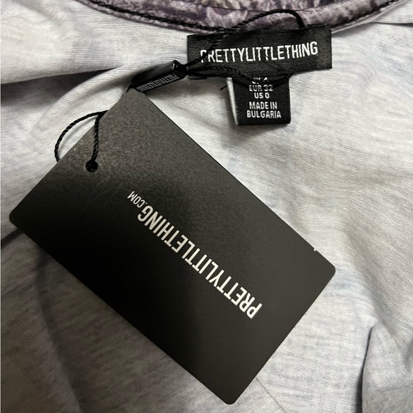 PLT NWT! Y2K Print Baby Tee - Picture 3 of 3